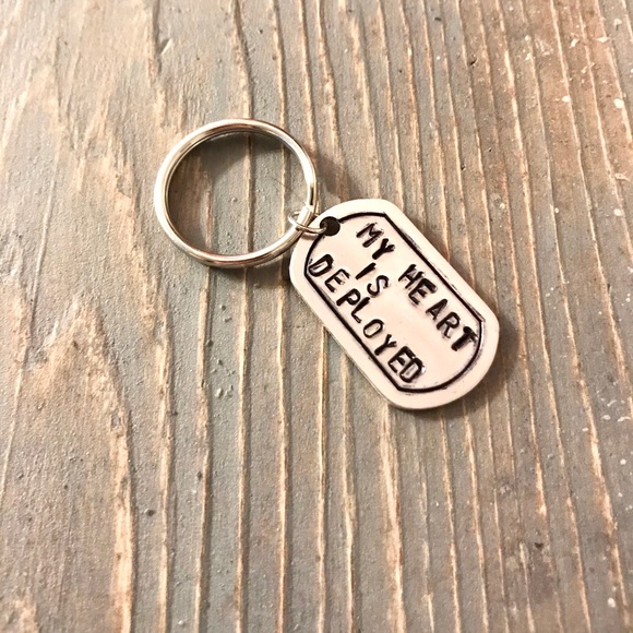 handmade Accessories - Custom hand stamped keychain handmade Accessories - Custom hand stamped keychain